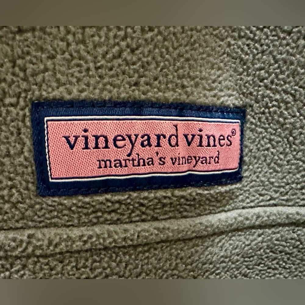 Vineyard Vines Pullover Jacket Size Large Gray Bl… - image 5